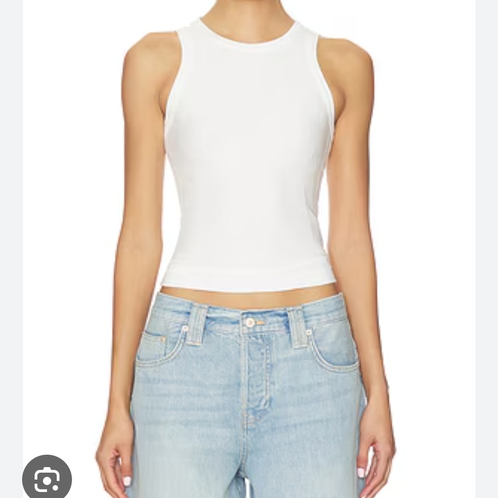 Alice + Olivia White Tank Top